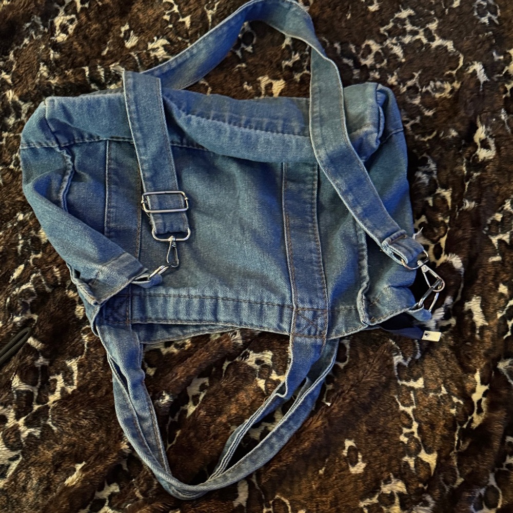 Blue Denim Shoulder Bag - Picture 2 of 8